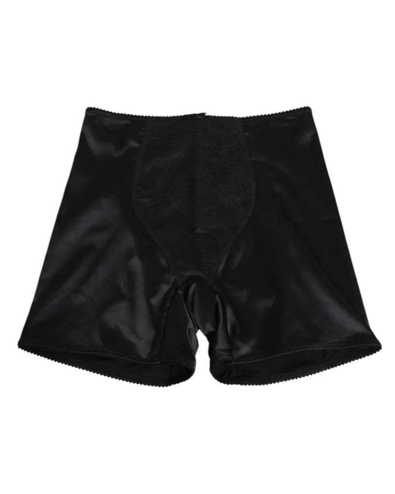 Dolce & Gabbana Black Silk Stretch Slip Cycling Women Underwear 06+se Clothing Black