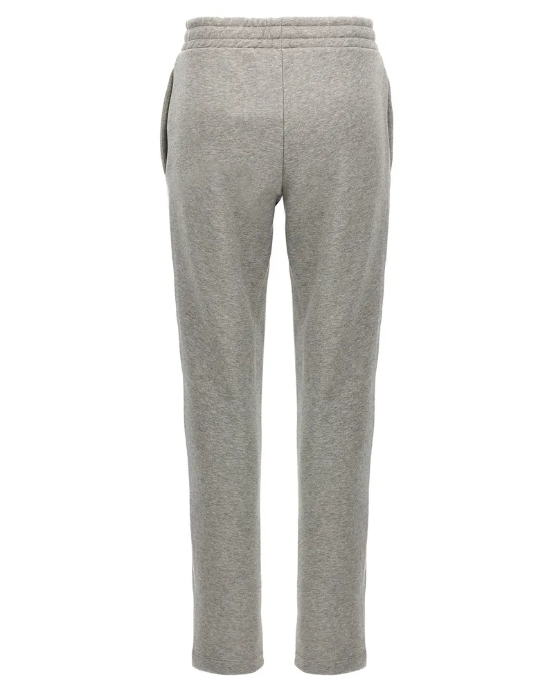ATTICO Women's Gray Cotton Joggers (workout Pants Gray