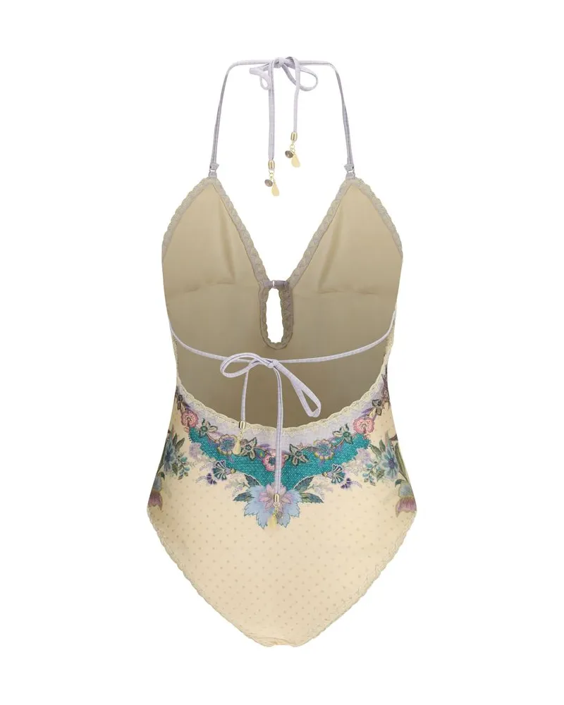 Zimmermann Women's Beige Polyamide One-Piece Swimsuit Clothing Beige