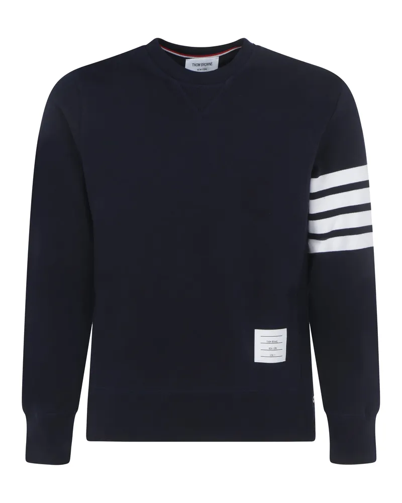 Thom Browne Men's Cotton Sweatshirt Navy Sweatshirts Sweater Navy