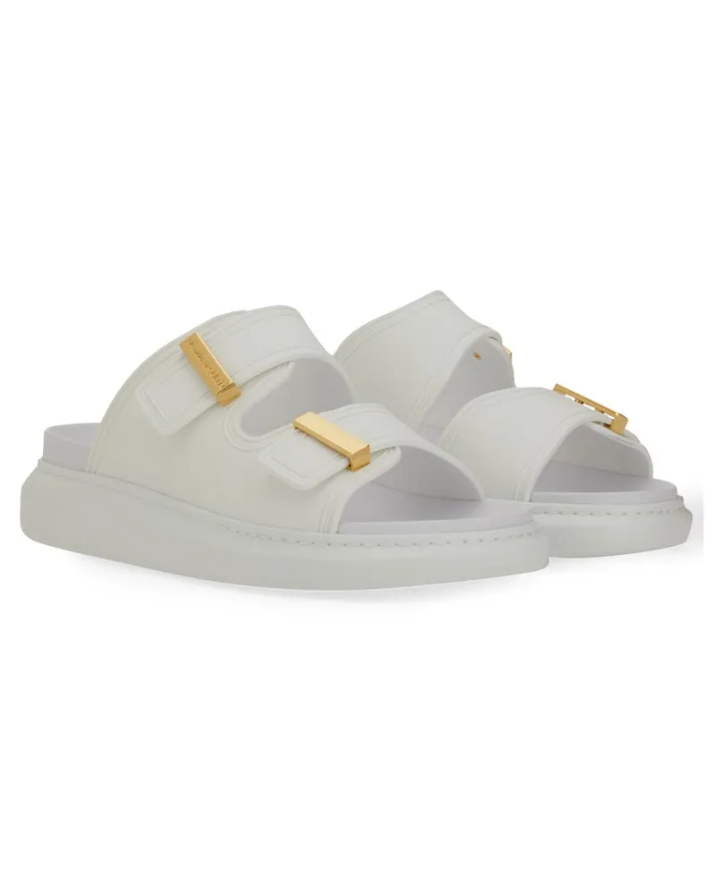 Alexander McQueen Oversize Hybrid Sandal — White White