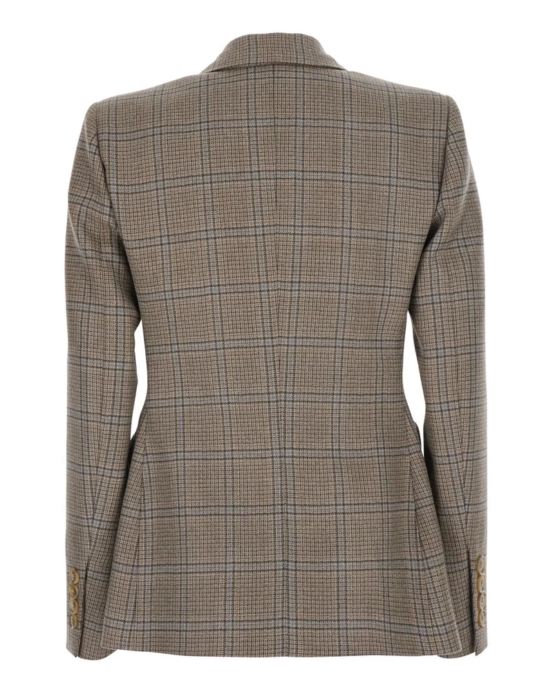 Blazé Milano Women's Jacket Saona Beige Wool Virgin Blazers Beige