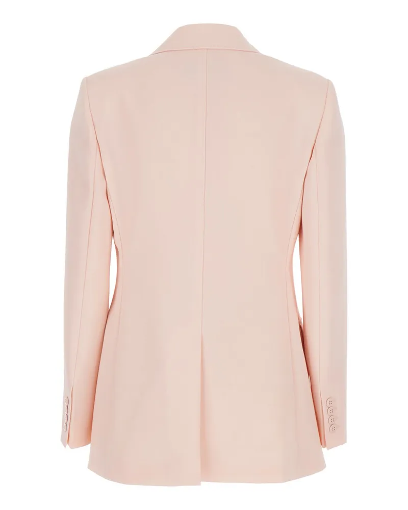 Max Mara Women's Blazer Crepe Rose Jacket Pink