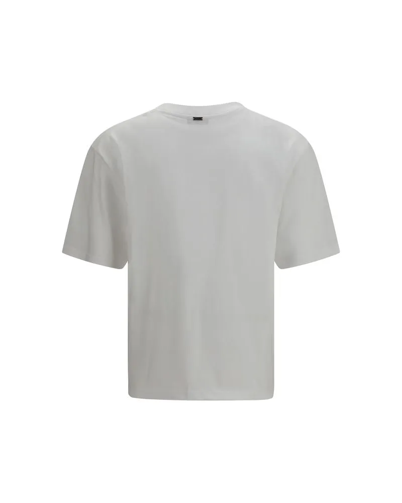Herno Cotton Crew Neck T-Shirt — White White