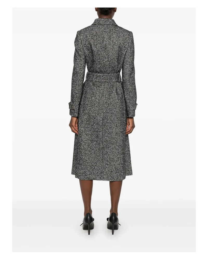 Dolce & Gabbana Fczae Coat — Black Black