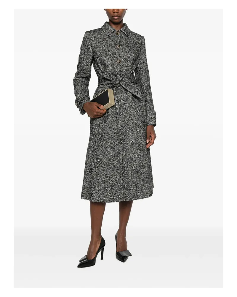 Dolce & Gabbana Fczae Coat — Black Black