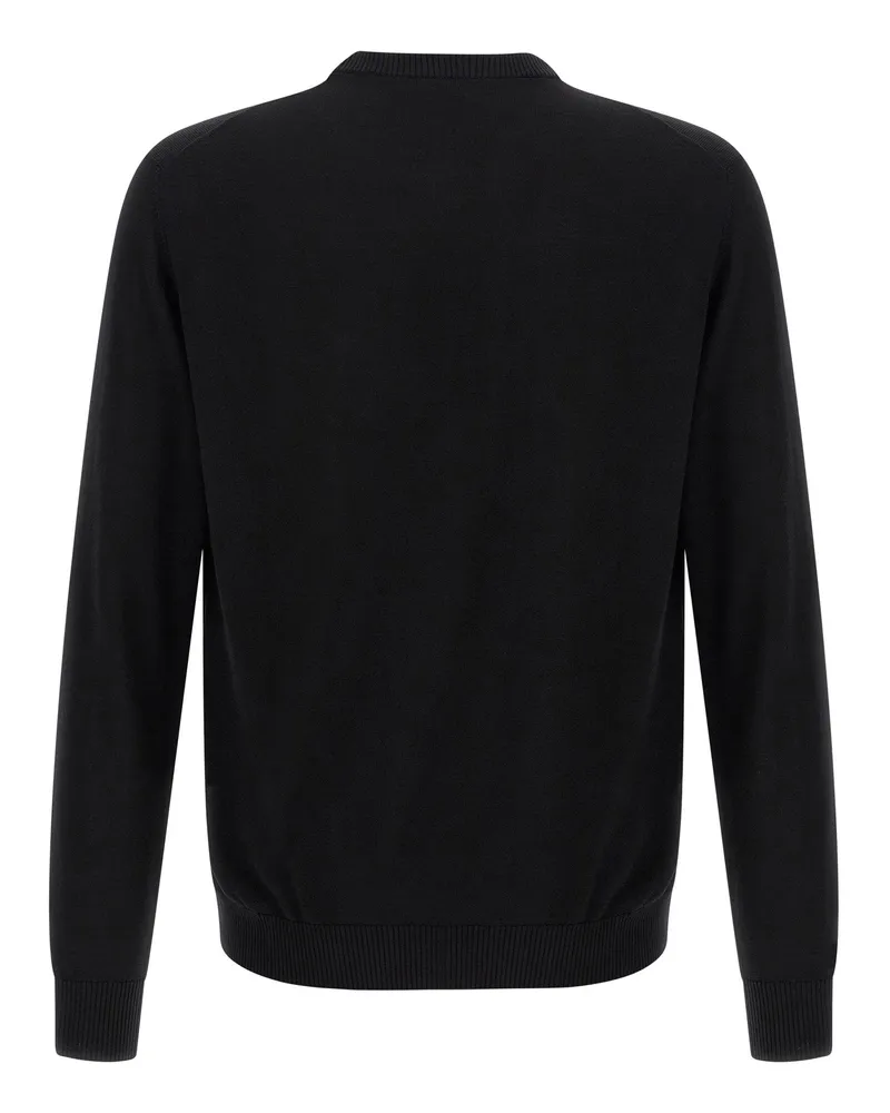 Fendi FF-Pocket Wool Sweater — Black Black