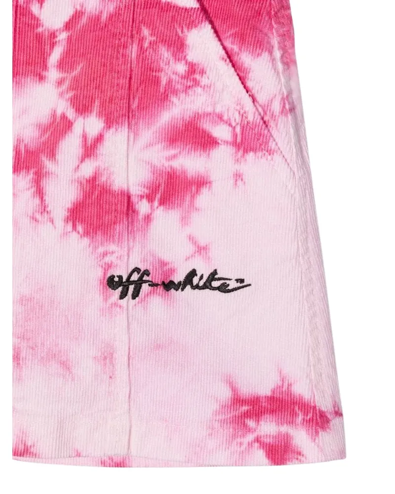 OFF-WHITE Velvet Tie-Dye Skirt — Pink Pink