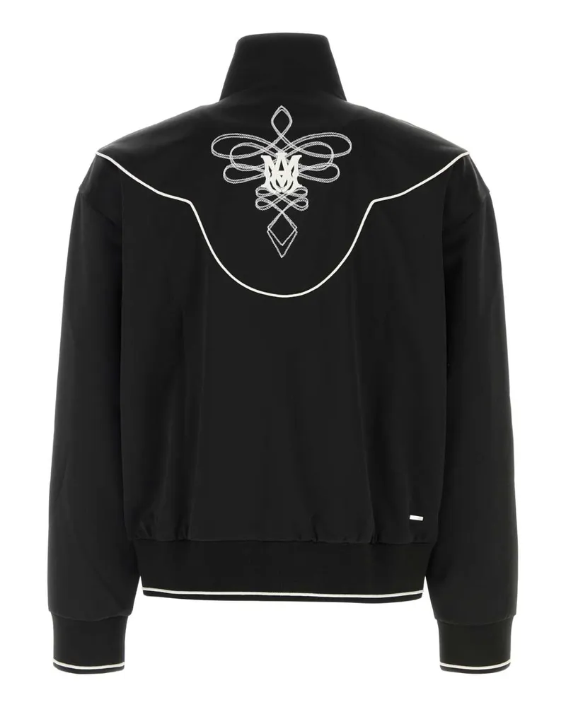 Amiri Track Track Jacket — Black Black