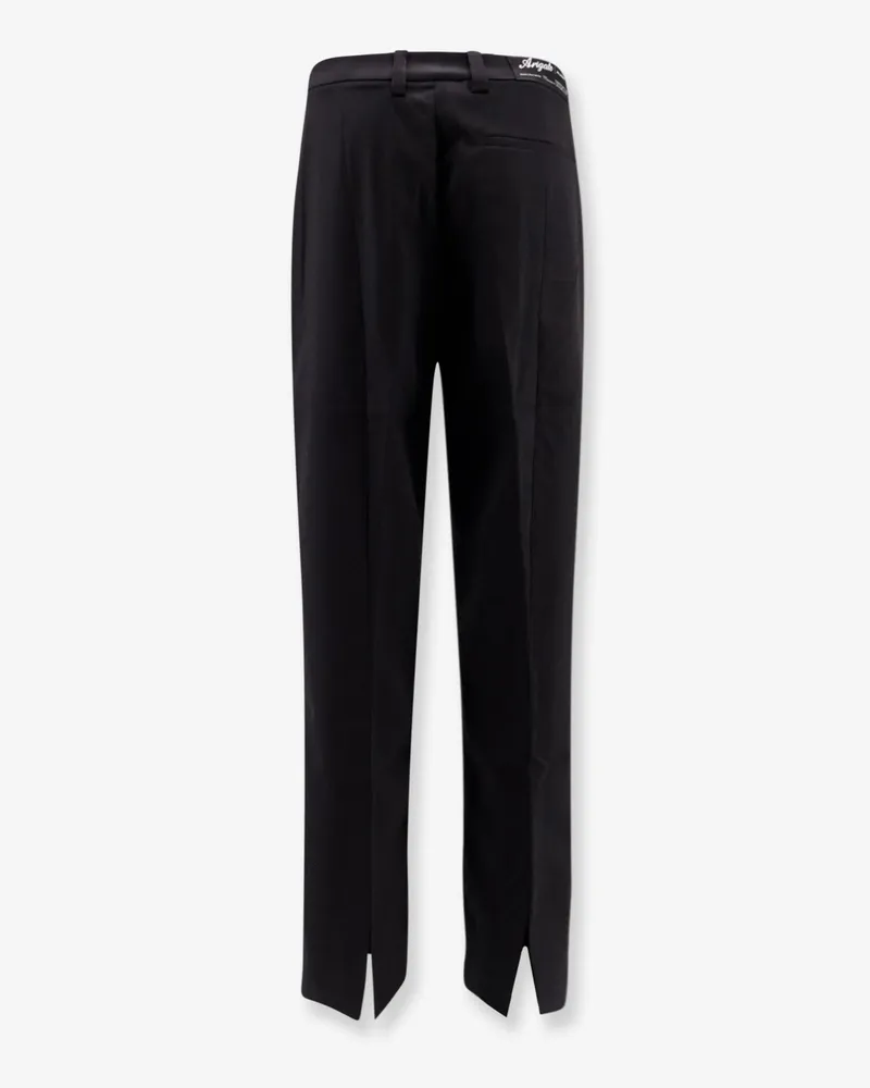 Axel Arigato Women's Wool Blend Trousers Black Polyester Black