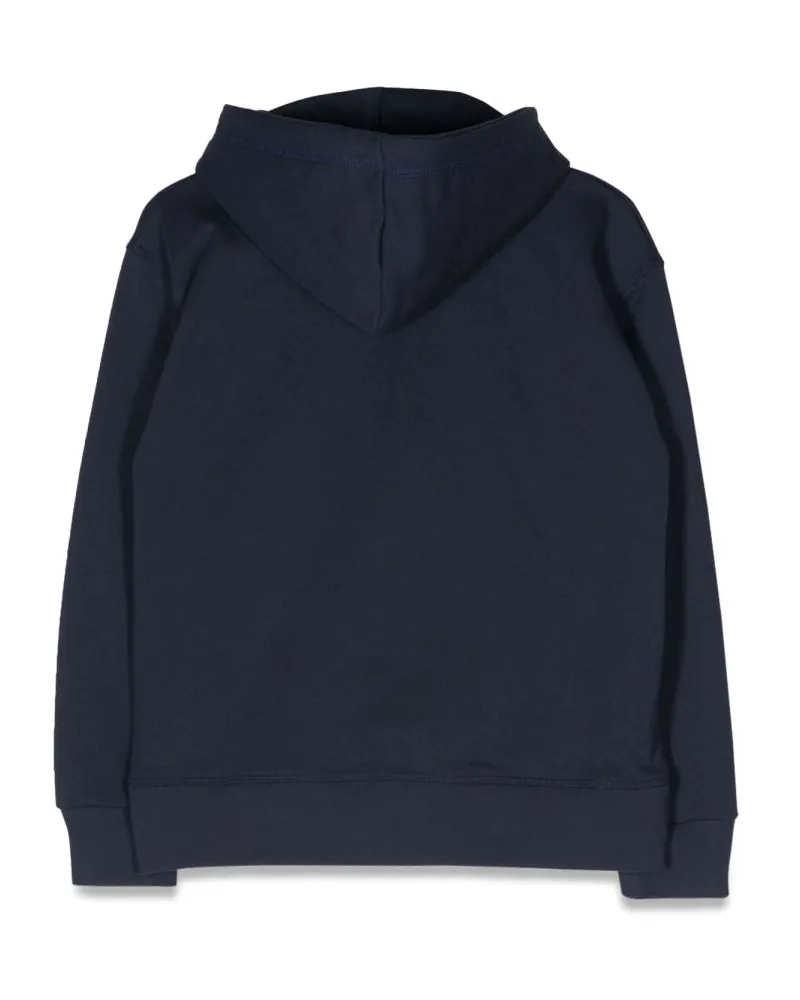 Dsquared2 Full-Zip Cotton Hoodie — Blue Blue