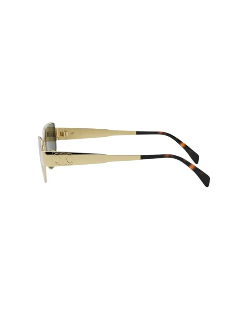 Celine CL40293U Metal Triomphe Sunglasses — Gold Gold