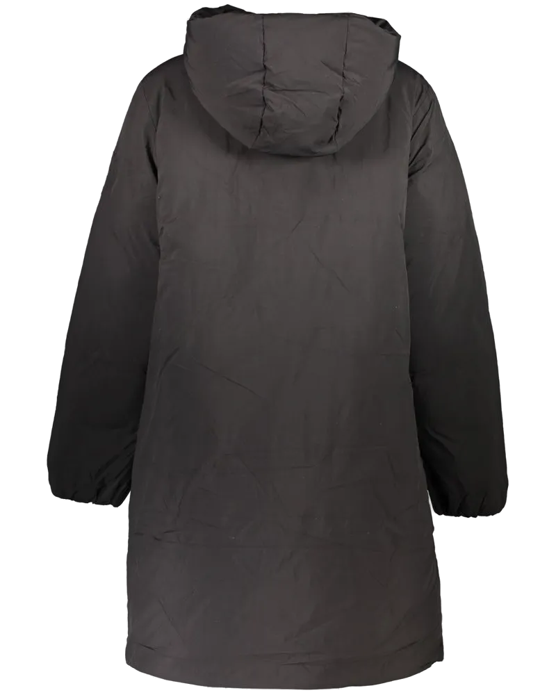 Tommy Hilfiger Water-Repellent Hooded Down Jacket — Black Black