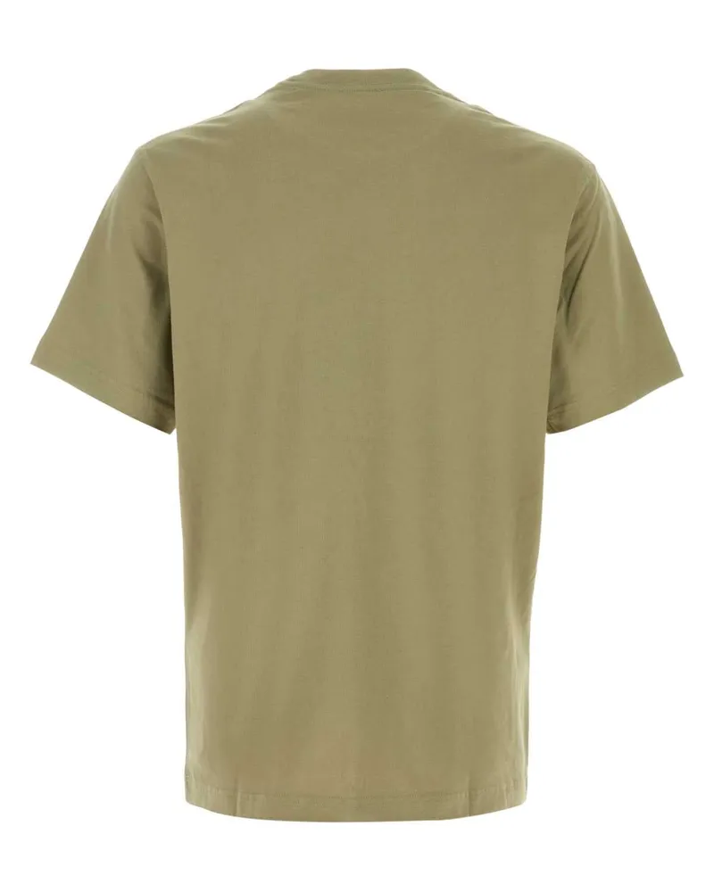 Kenzo Men's Signature T-Shirt Khaki Cotton Khaki