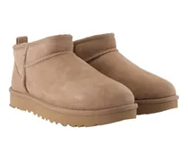Lambskin Ankle Boot — Brown