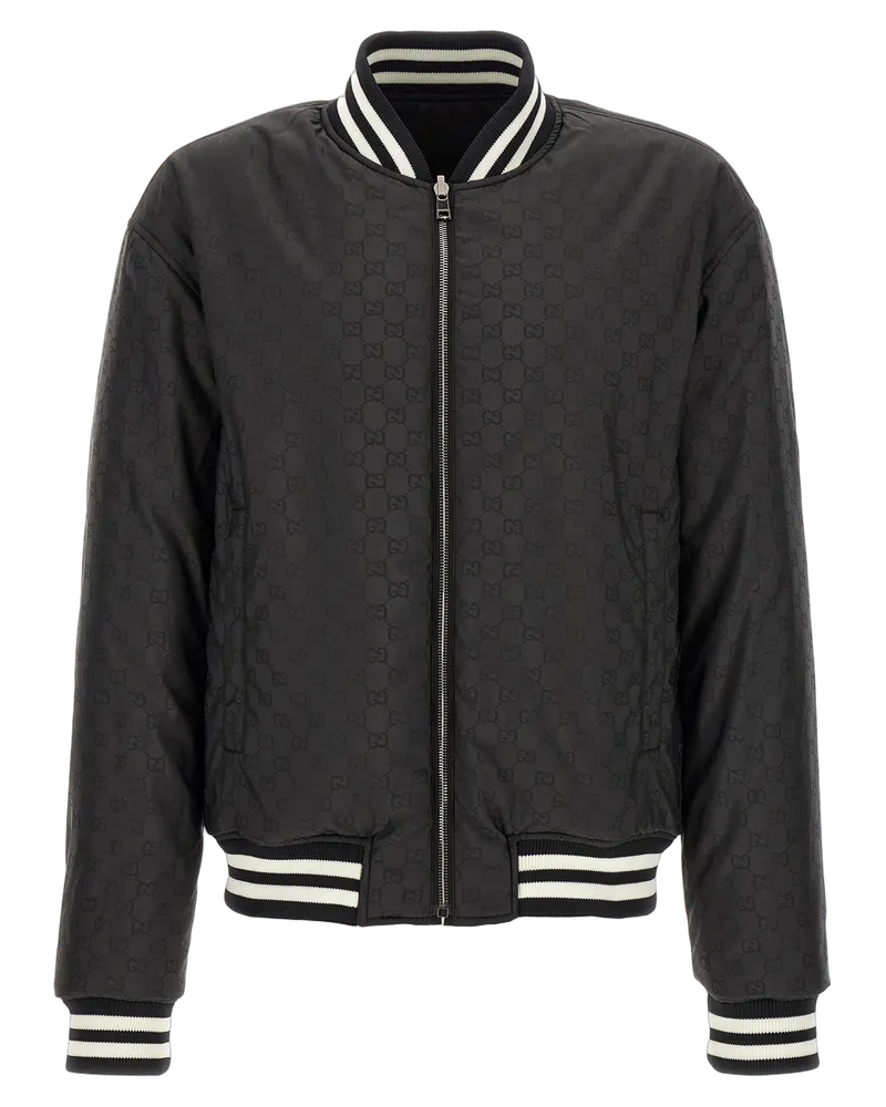 Gucci Men's Bicolor Polyester Bomber Clothing Bicolor