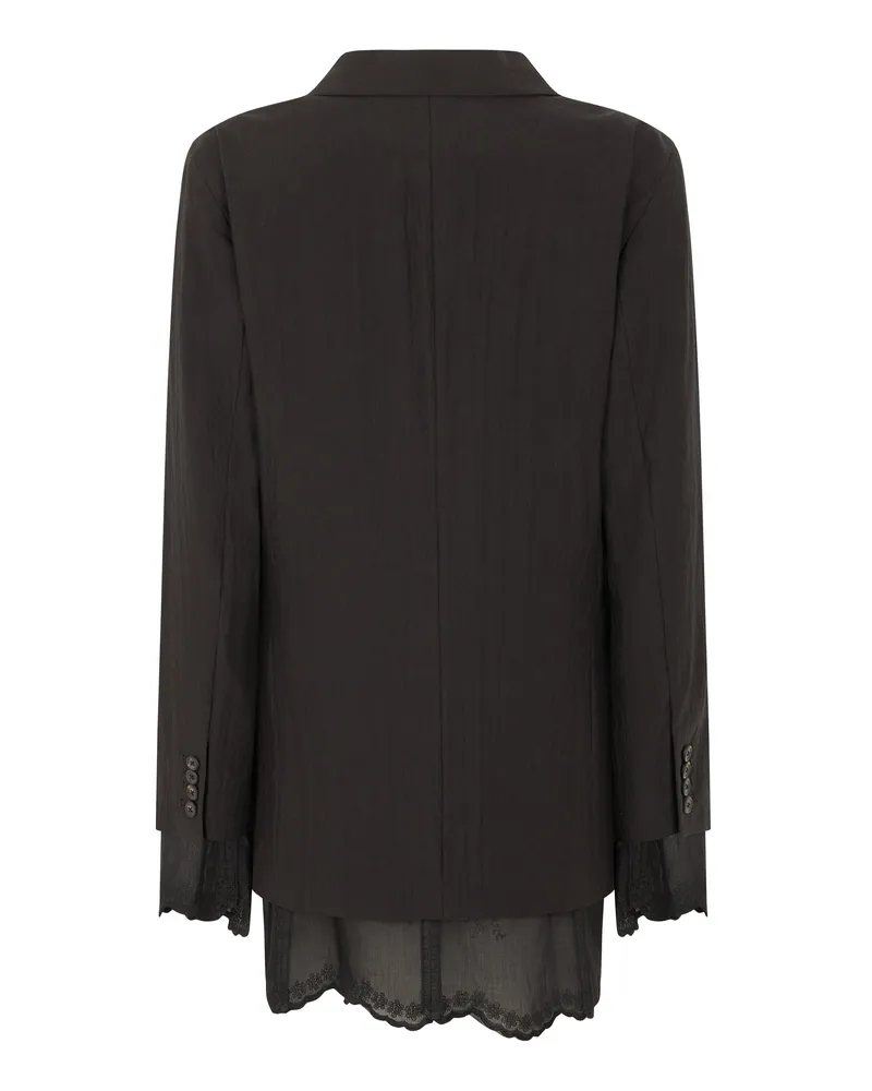 Our Legacy Women's Jacket Reversible Linen Black Soot Techflax Blazers Black