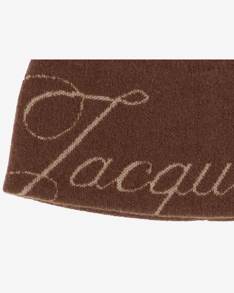 Jacquemus ACU00811AK00286 Beanie — Brown Brown
