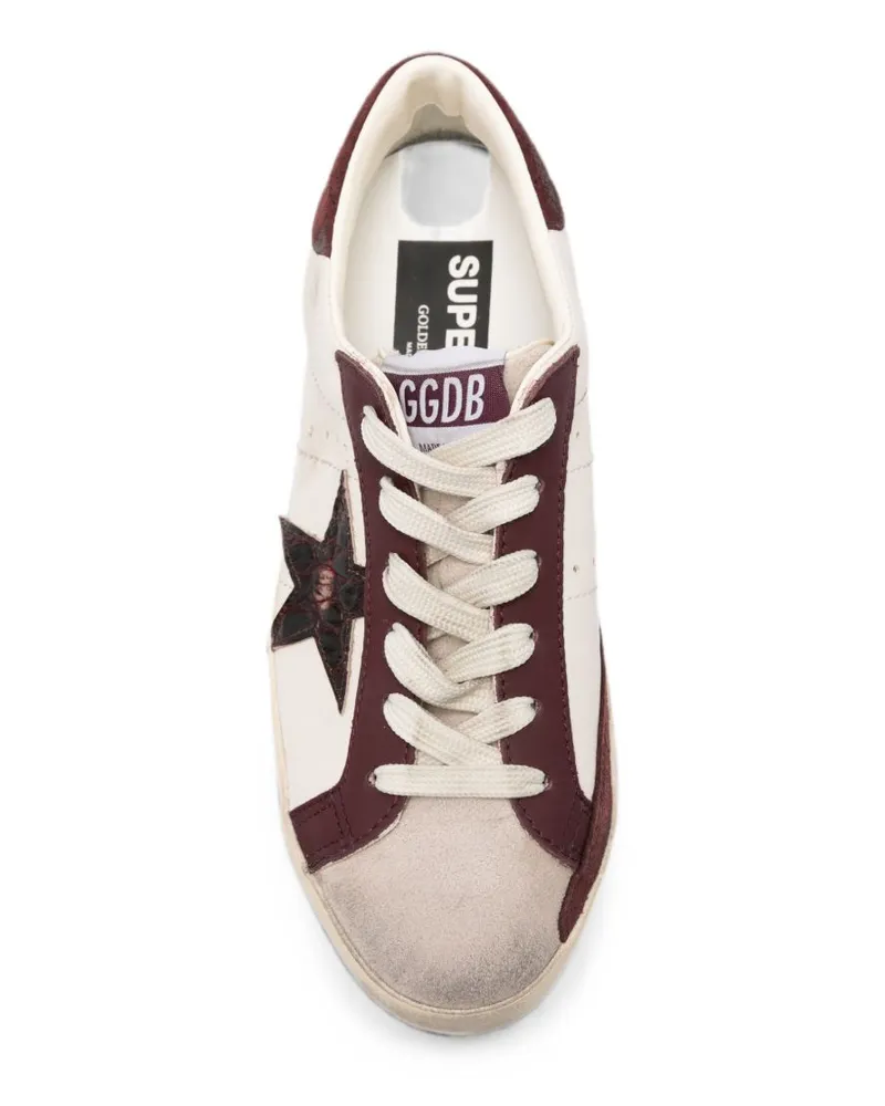 Golden Goose Leather Sneakers — Ivory Ivory