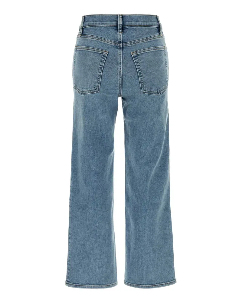 Frame Denim Women's Stretch Denim The Mellow Jeans Ripple Blue