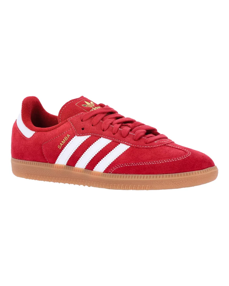adidas Men's Sneakers Red Material 1: Leather Red