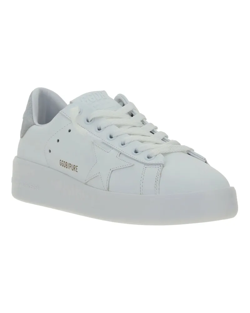 Golden Goose Women's Pure Star Sneakers White-Silver White/silver White