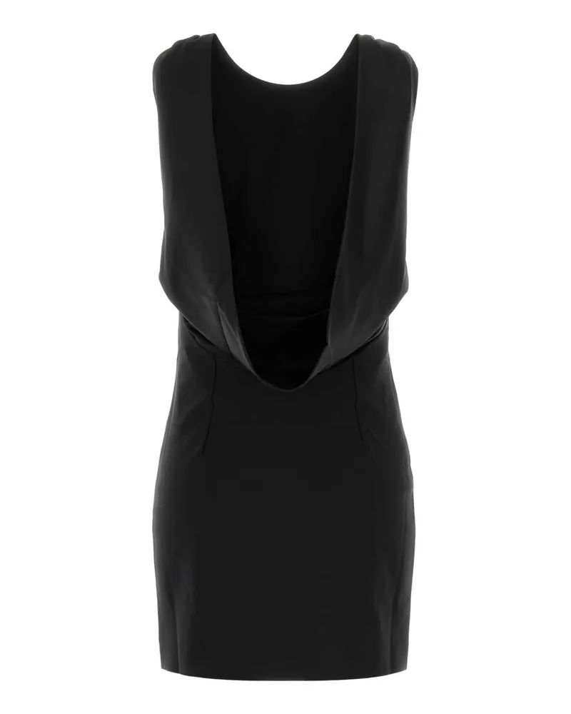 ANDAMANE Open Mini Dress — Black Black