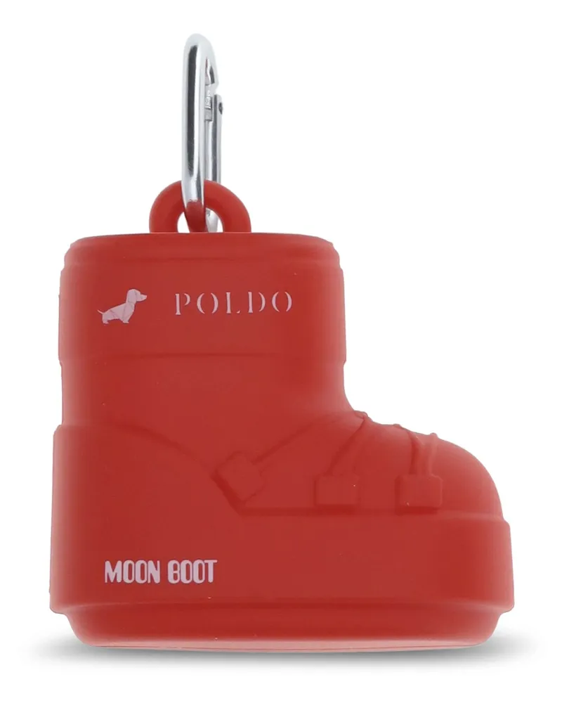 Moon Boot Unisex Poldo X Moonboot Waste-Bag Holder Red Polyamide Extras Red