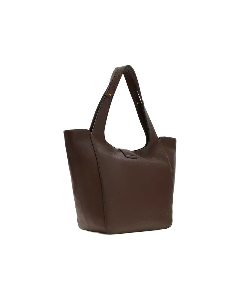 Guess Women's Tote Bag Espresso Polyurethane - Tote-Bags Brown