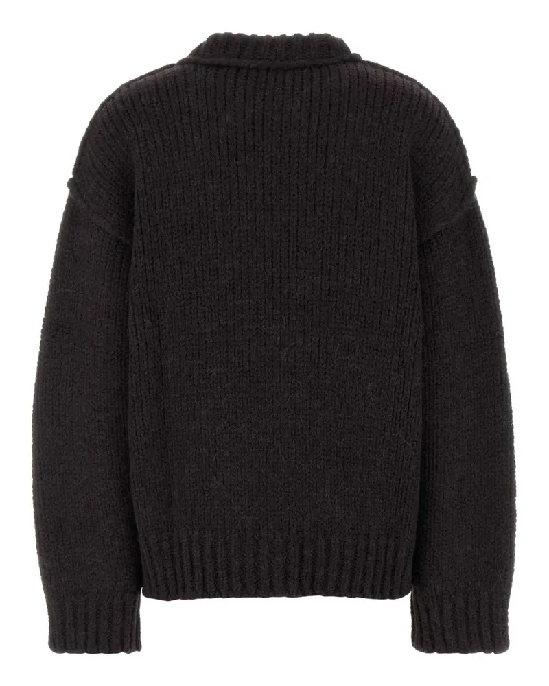 Our Legacy Mock Roundneck Sweater — Brown Brown