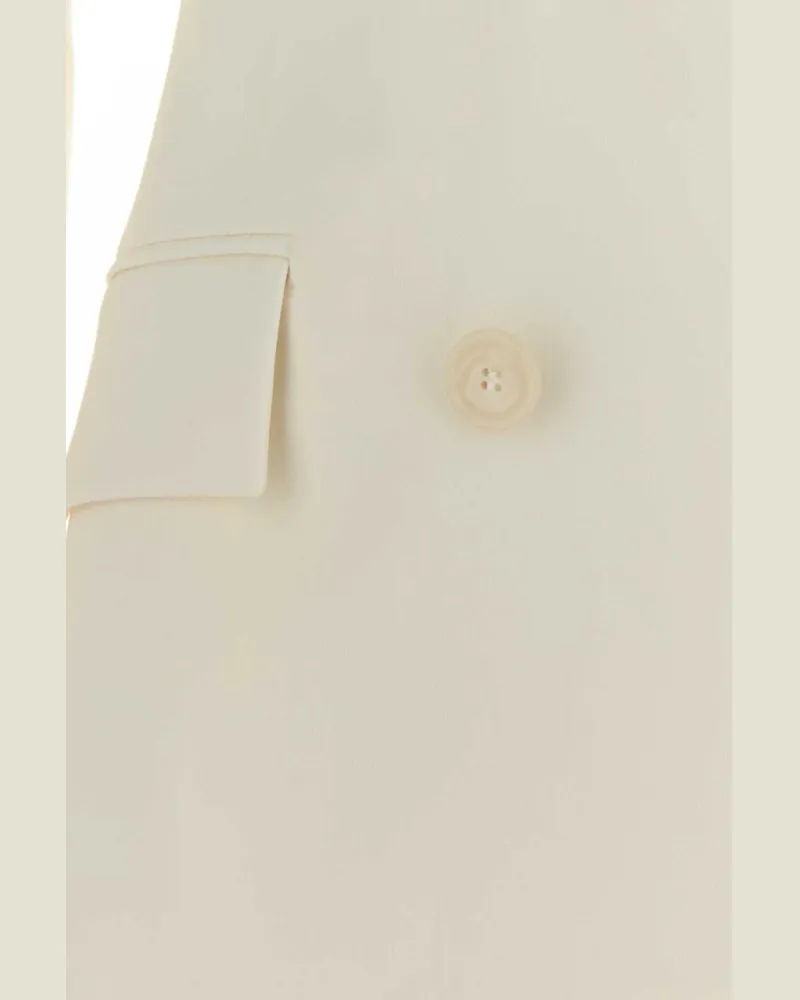 ANDAMANE Stretch Gabardine Blazer — Beige Beige
