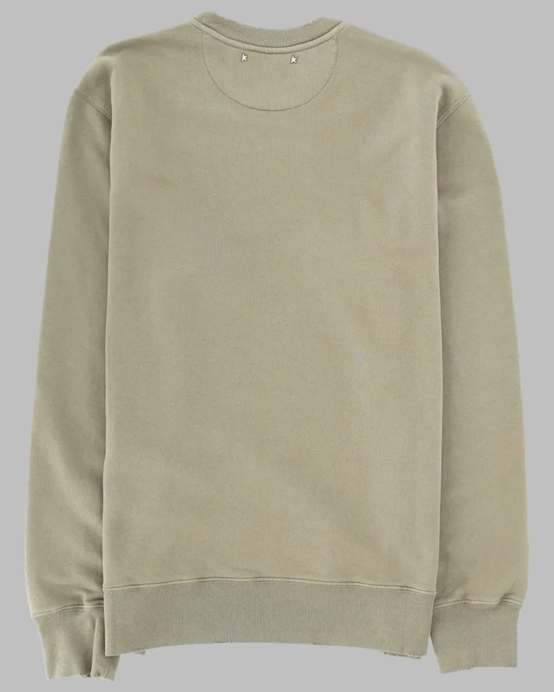 Golden Goose 100% Cotton Sweatshirt — Beige 