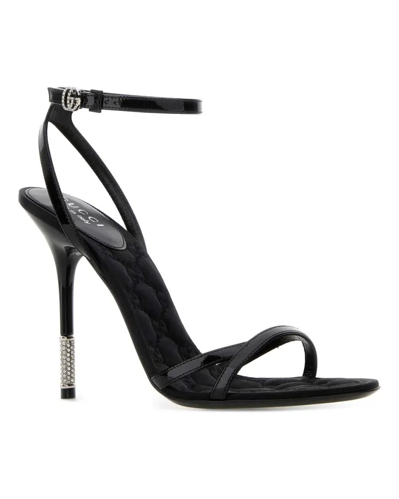 Gucci Women's Black Leather Sandals Blackblackblack Sandali Black