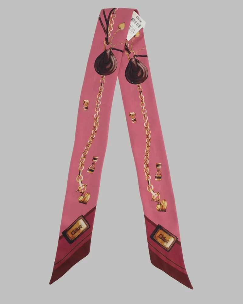 Chloé Paddington Scarf — Pink Pink