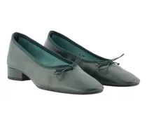Women's Onda Pumps -  Leather Green Calfskin Shoes