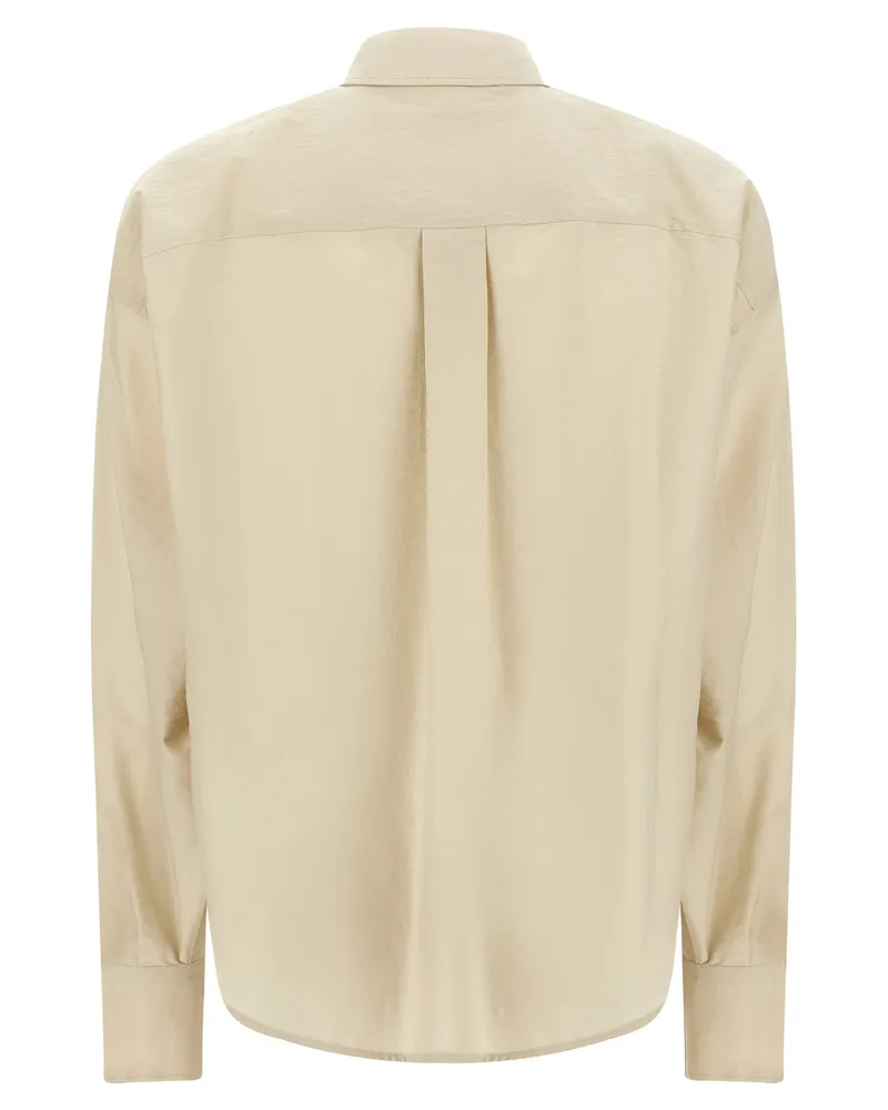 Brunello Cucinelli Women's Beige Cotton Blouse Beige