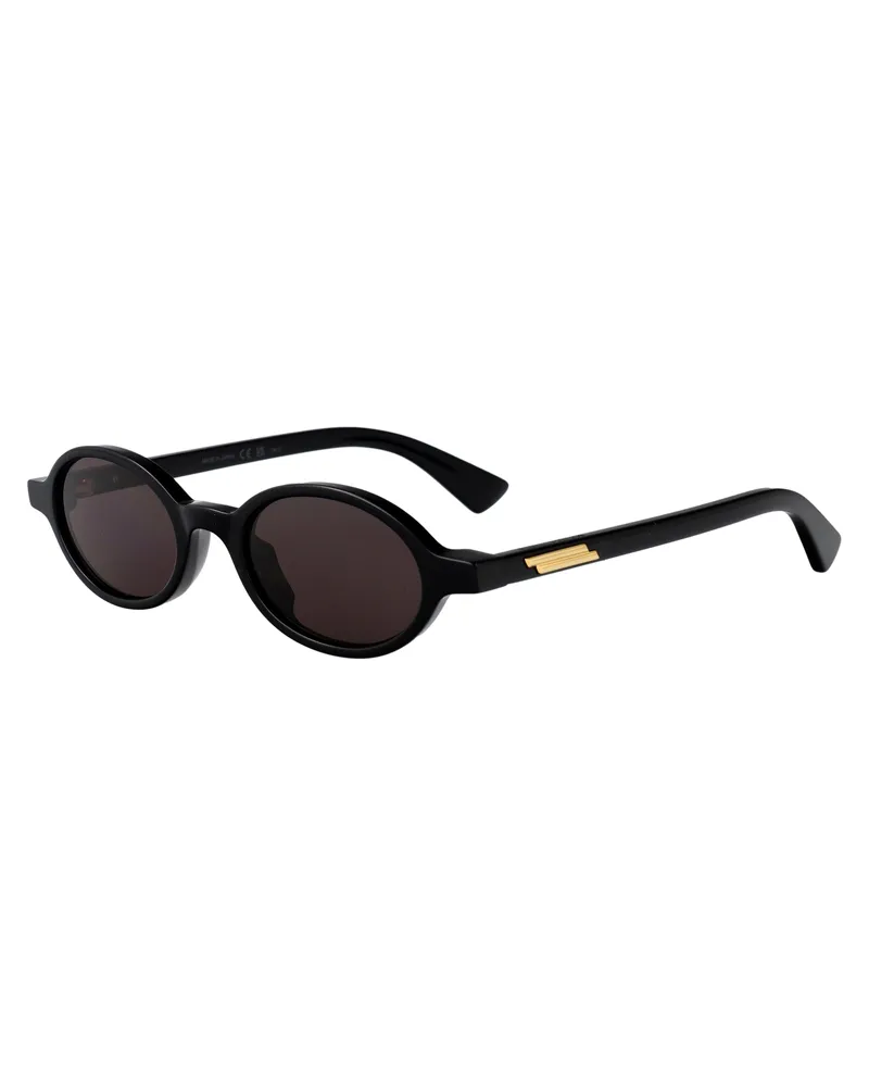 Bottega Veneta Unisex Sunglasses Bv1388s Black Acetate Black-Black-Grey Black/black/grey Black