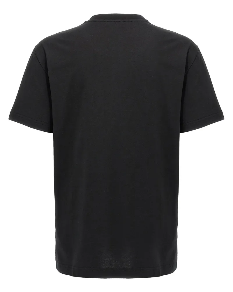 Dolce & Gabbana Logo-Embroidered T-Shirt — black Black