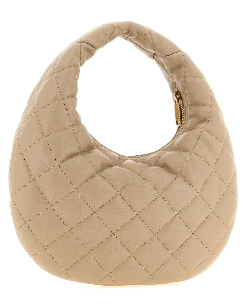 Saint Laurent Icarino Shoulder Bag — Beige Beige