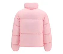 Cropped Puffer Down Jacket — Pink