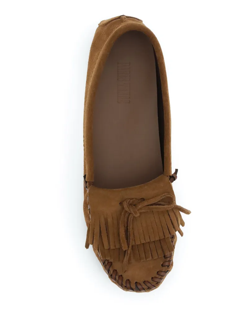 Paris Texas Women's Loafers Indiana Cognac Calf Leather Brown