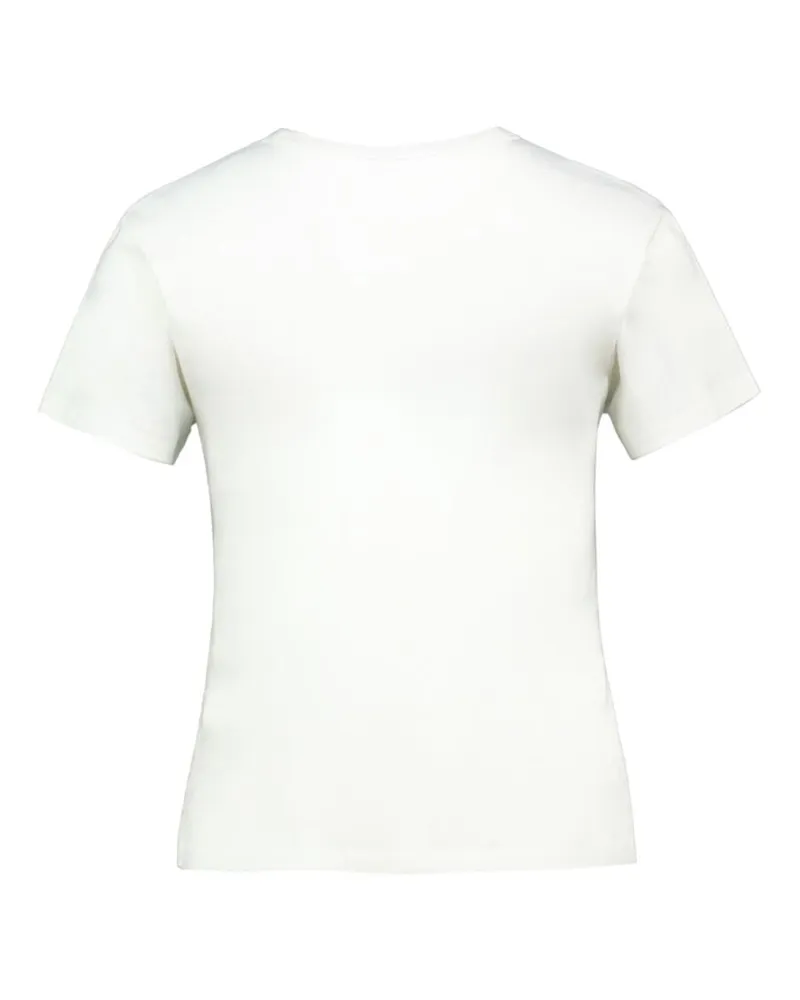 Kenzo Women's Gots Wildflower T-Shirt -  Cotton White Ready-To-Wear T-Shirts White