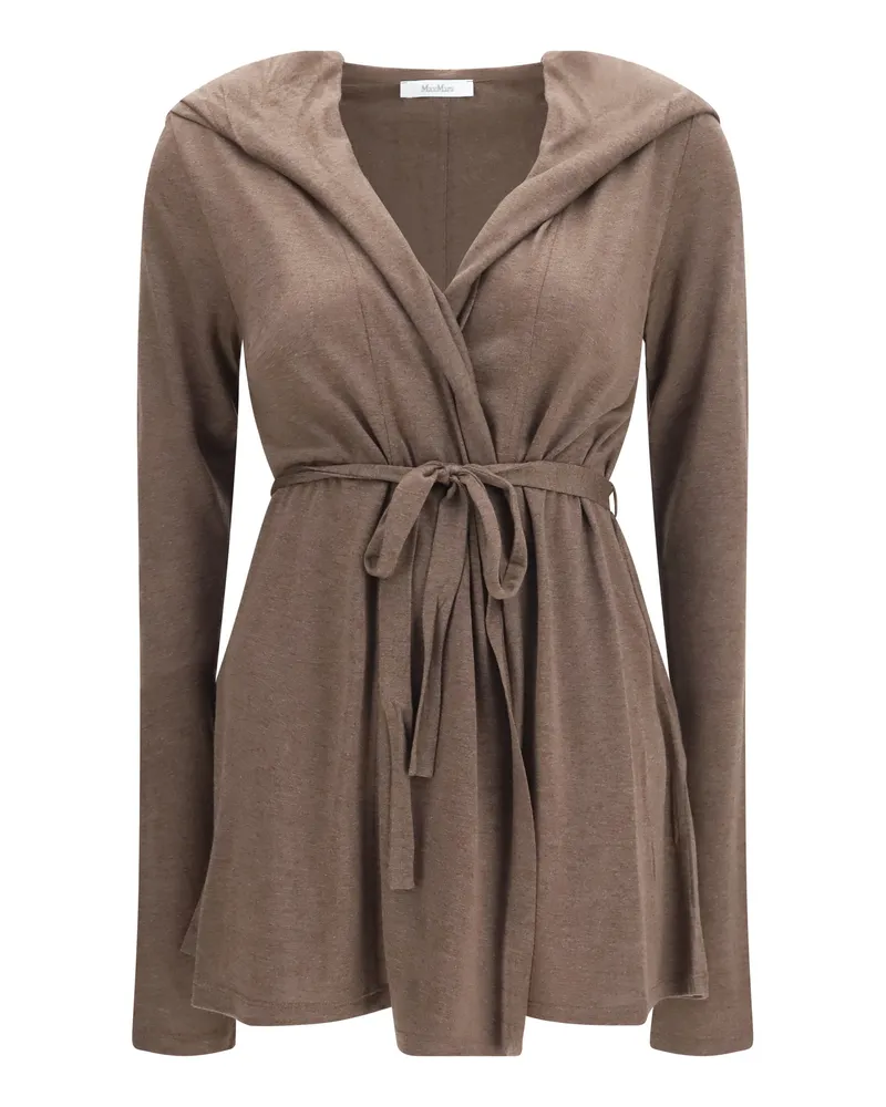 Max Mara Falda Cardigan — Beige Beige