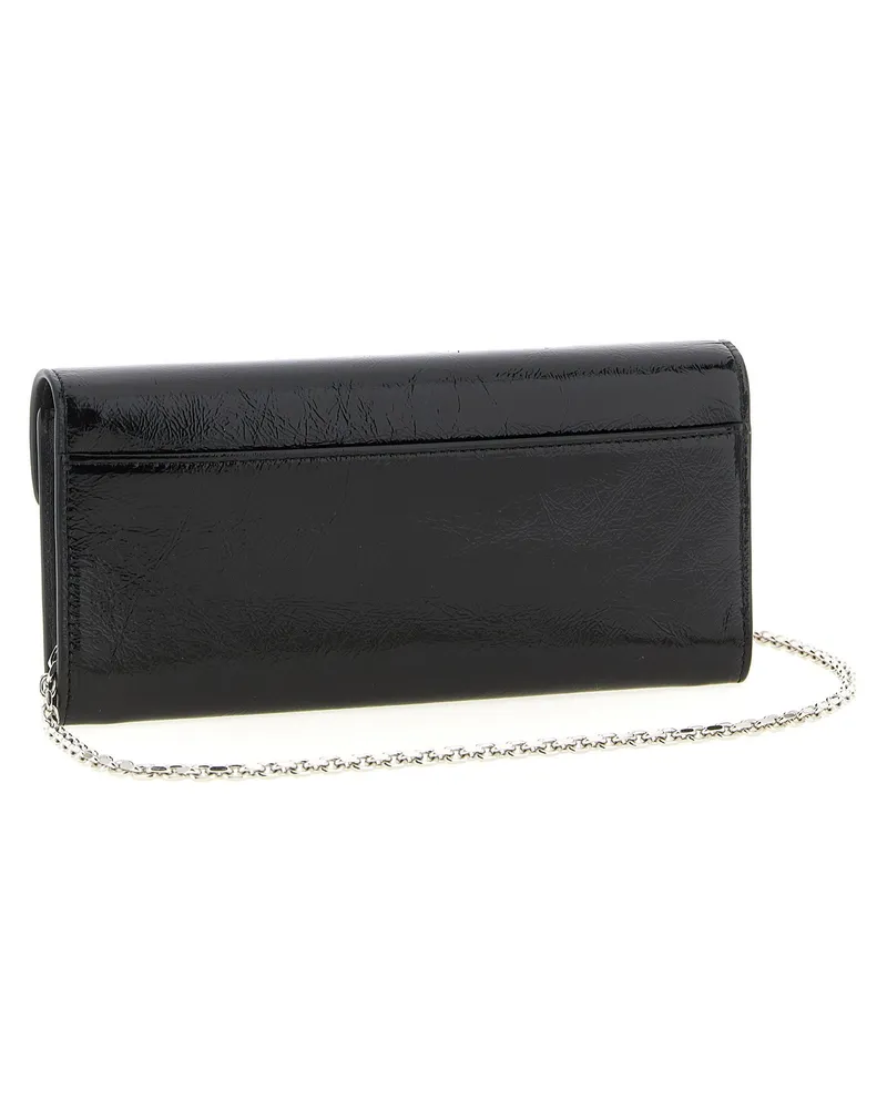 Roger Vivier Patent Leather Wallet — Black Black