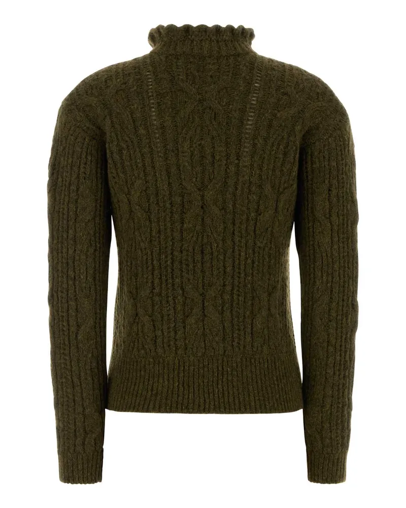 Moncler Neck Turtleneck Sweater — Green Green