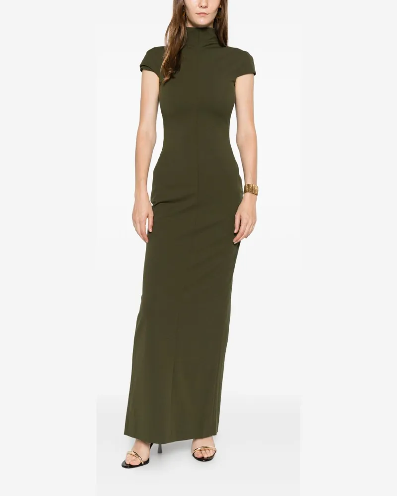 Solace London Lang Maxi Dress — Olive Olive