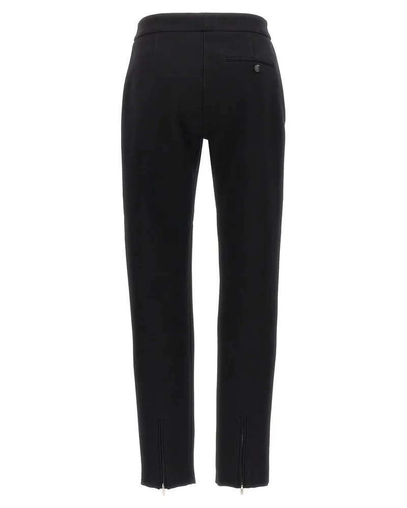 Ferragamo Stretch Wool Trousers — Black Black