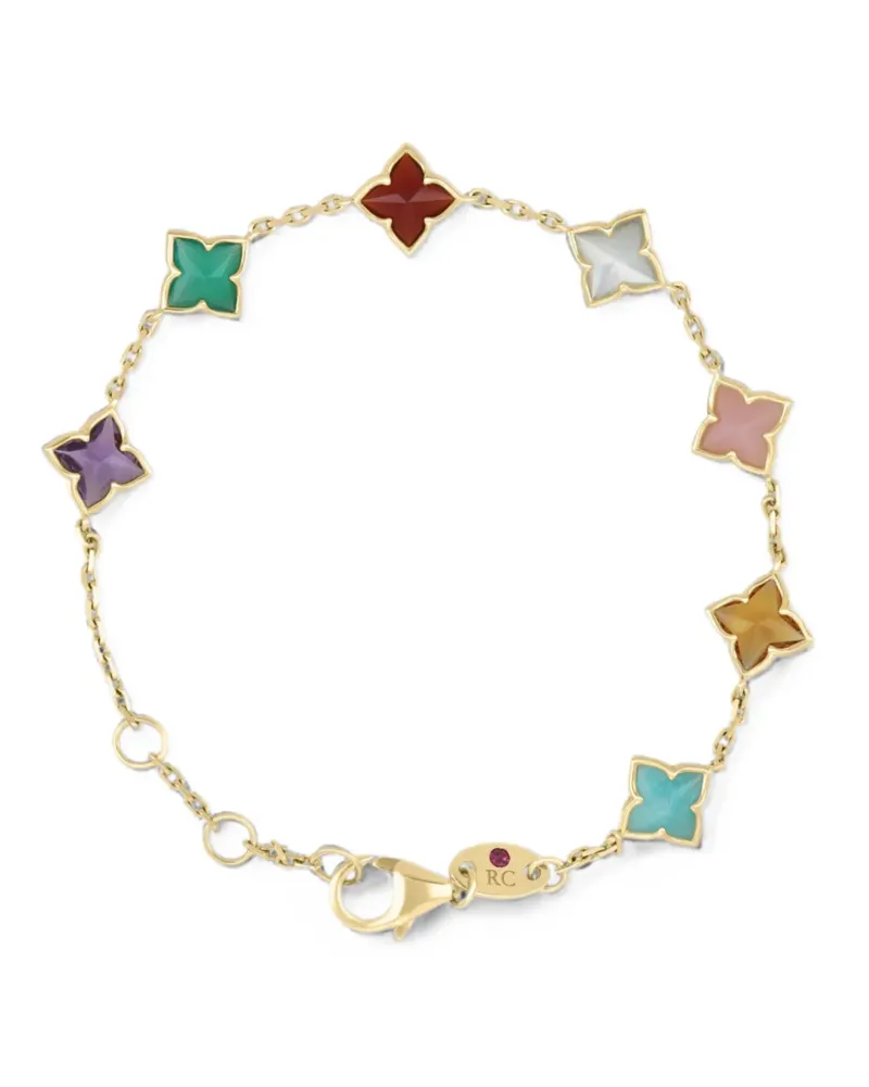 Roberto Coin Women's 18kt Yellow Gold Diamonds Bracelet Ss26 W Gold