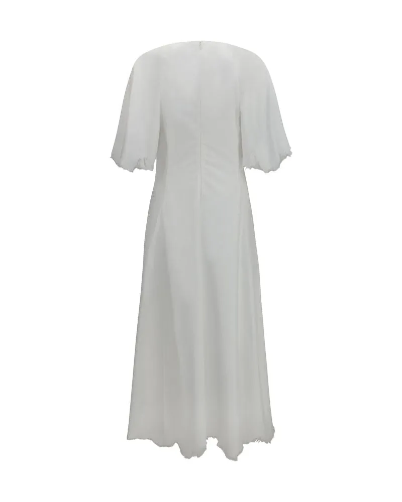 Gabriela Hearst Women's White Cotton Casual Dress White