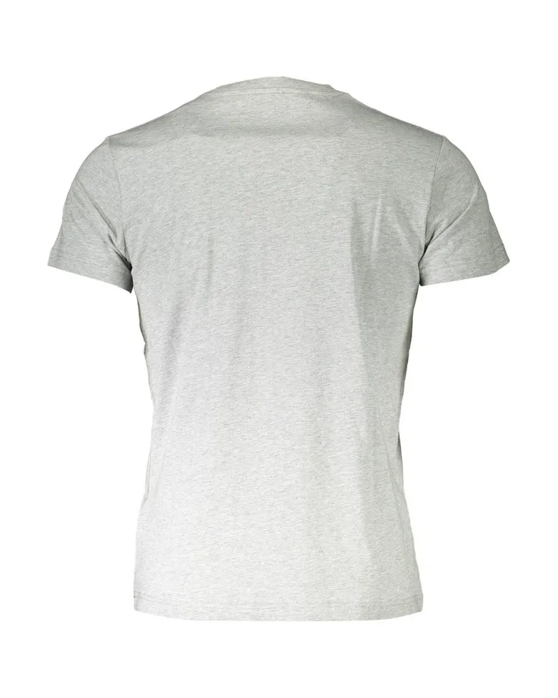 Diesel Logo-Printed Cotton T-Shirt — Gray Gray